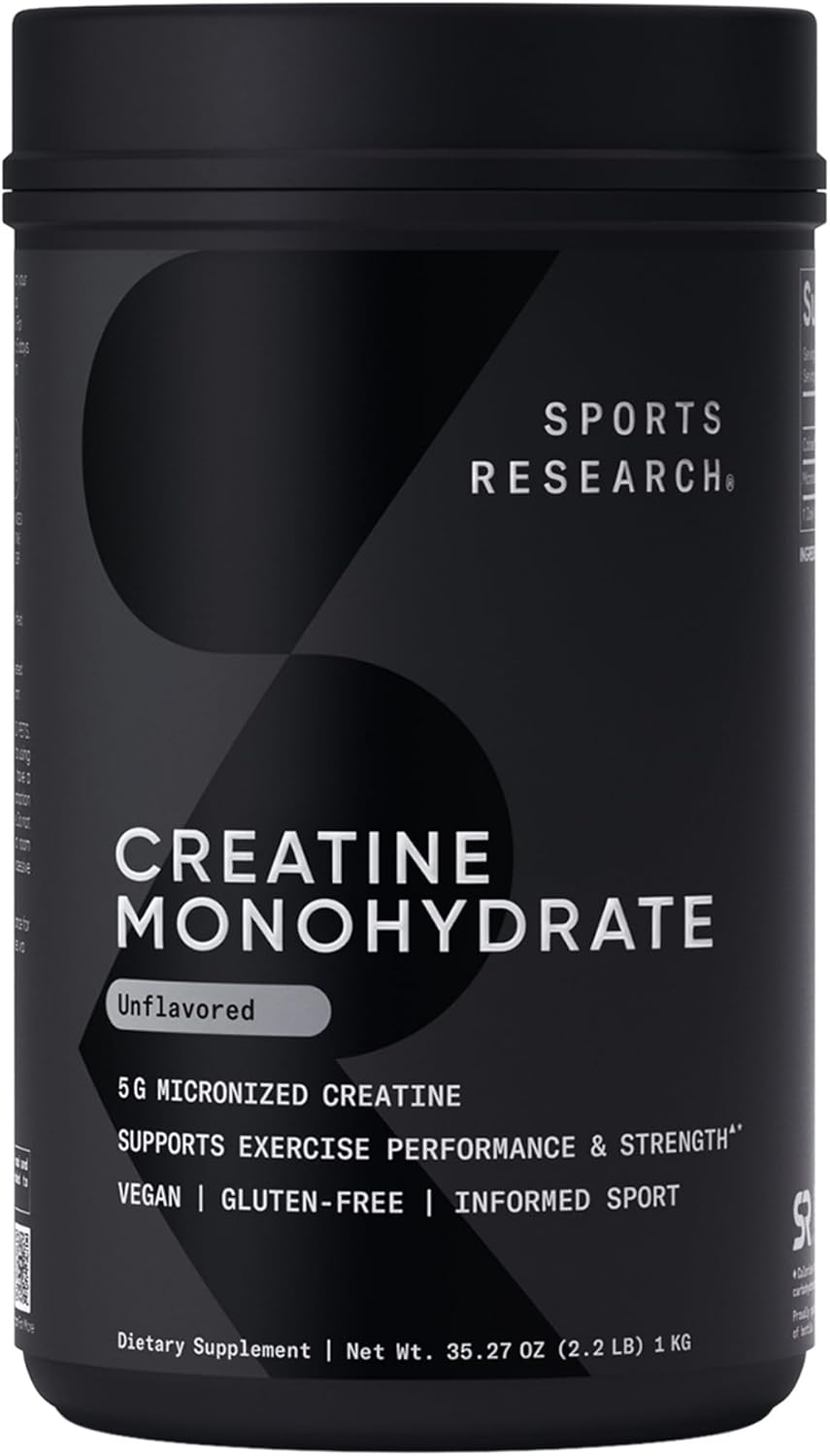Sports Research Creatine Monohydrate, unflavored